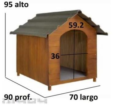 CUCHA DE MADERA TECHO ECOLOGICO N6